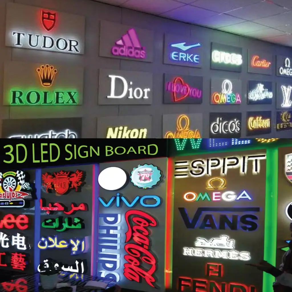 3D Signage Providers in Abu Dhabi UAE - Tawasul Advertising and Marketing Agency تواصل للإعلان