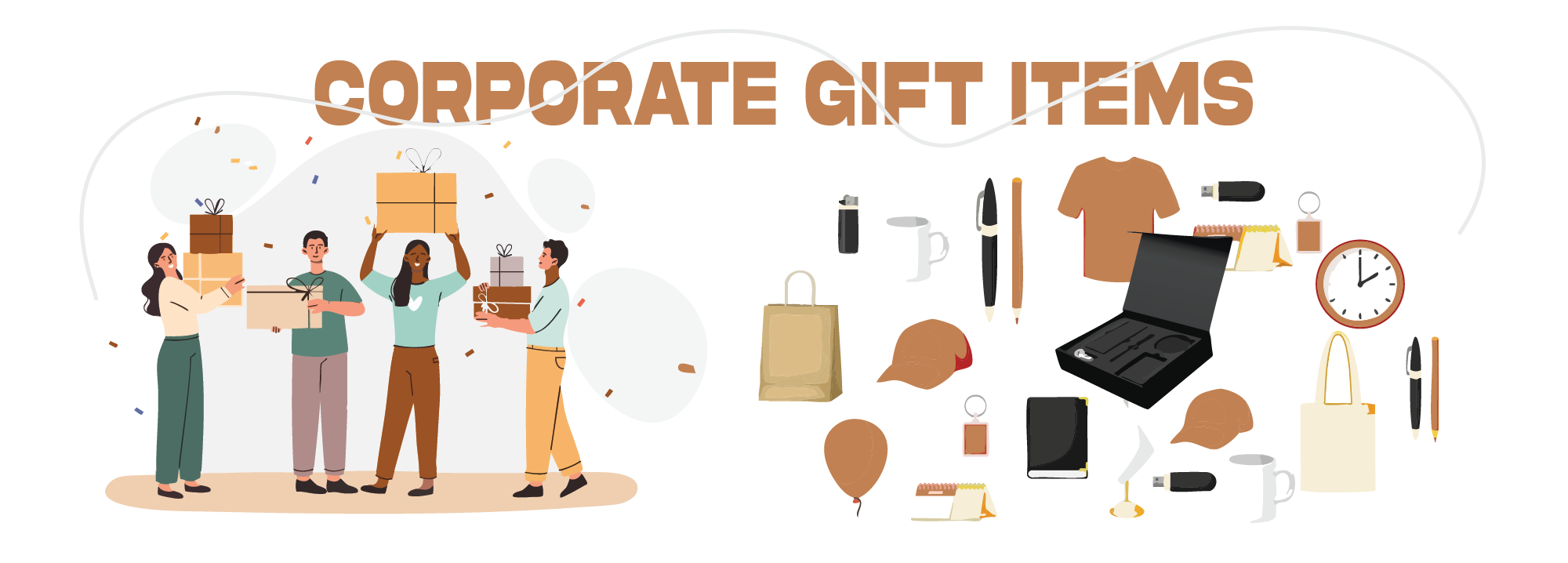 Corporate Gift Items - Corporate vip gift items - Tawasul Advertising and Marketing Agency تواصل للإعلان والتسويق Digital Marketing Services in Abu Dhabi UAE