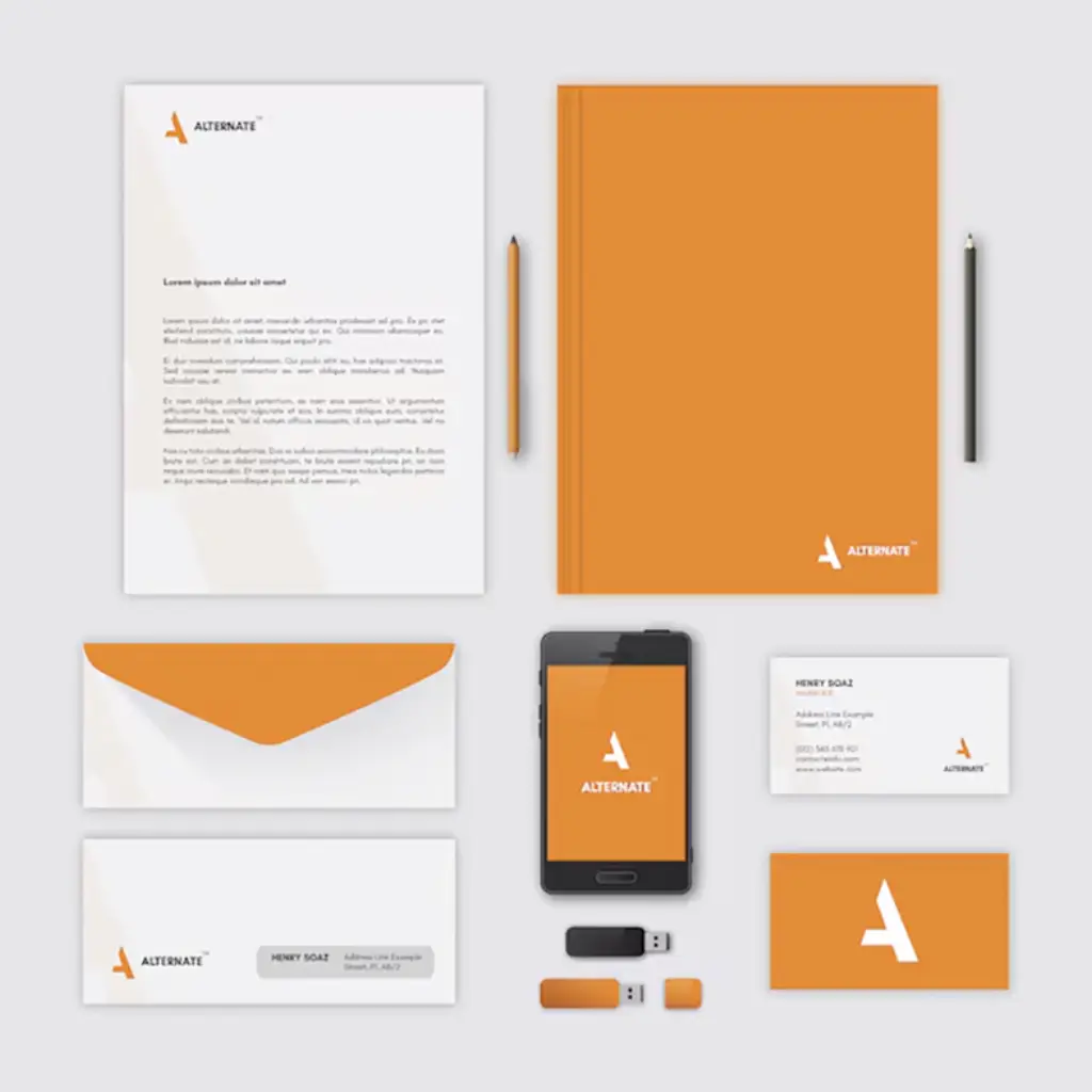 Corporate Identity Kit Printing Services in Abu Dhabi UAE - Tawasul Advertising and Marketing Agency تواصل للإعلان