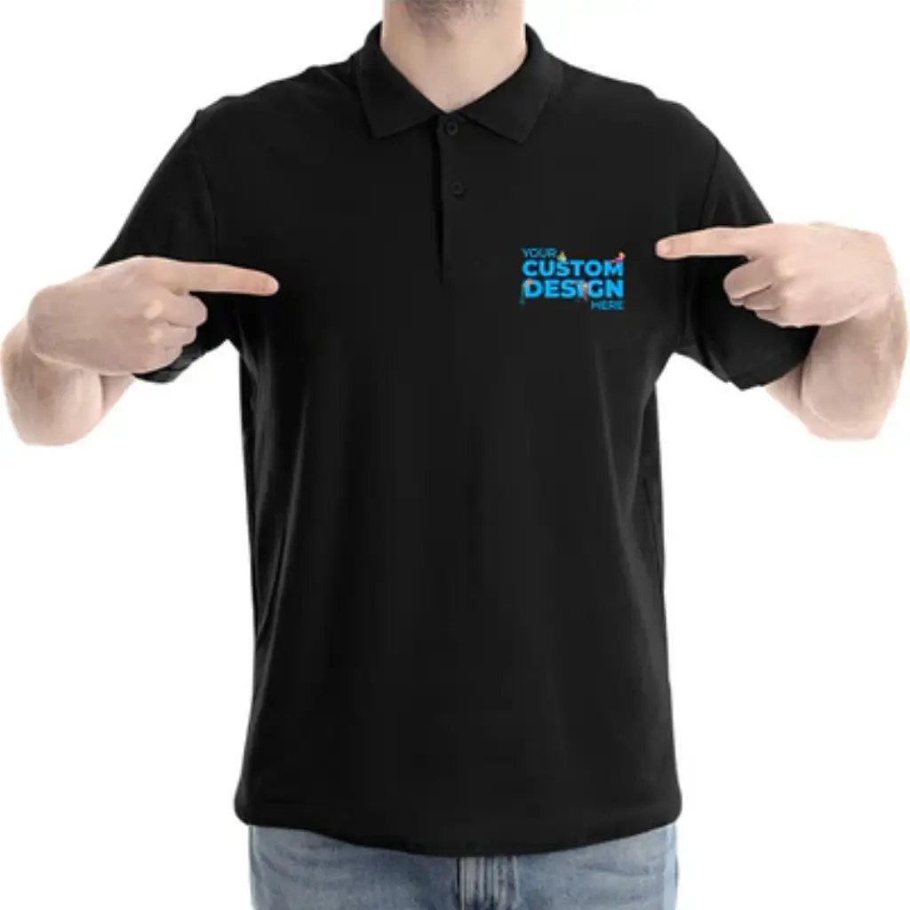 Custom Polo T-Shirt Printing Services in Abu Dhabi UAE - Tawasul Advertising and Marketing Agency تواصل للإعلان