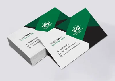 Debossed Business Card Printing