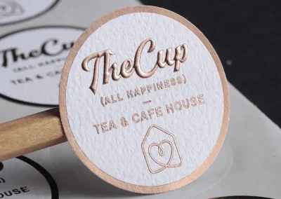 Embossed Stickers Printing