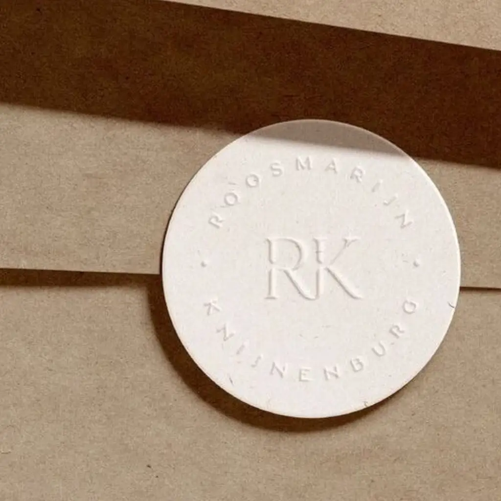 Embossed Stickers Printing Services in Abu Dhabi UAE - Tawasul Advertising and Marketing Agency تواصل للإعلان