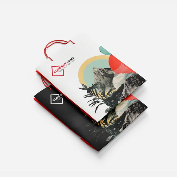 Paper Bags Printing Services in Abu Dhabi UAE - Tawasul Advertising and Marketing Agency تواصل للإعلان Popular UAE National Day Gifts Items