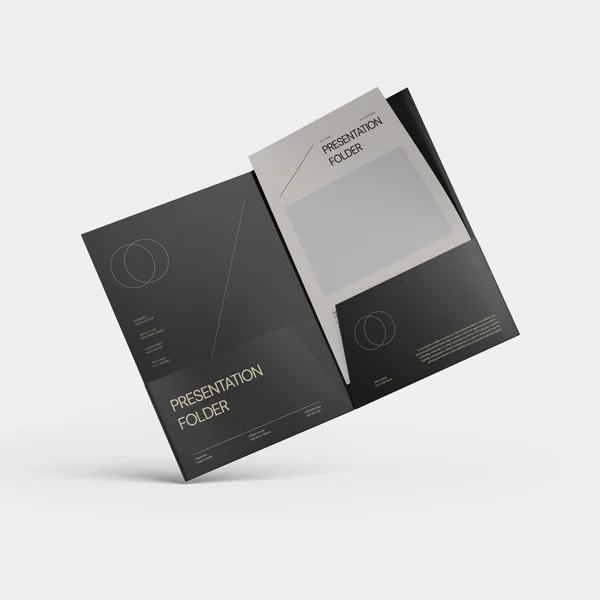 Presentation Folders Printing Services in Abu Dhabi UAE - Tawasul Advertising and Marketing Agency تواصل للإعلان (2) Printing and Production Services