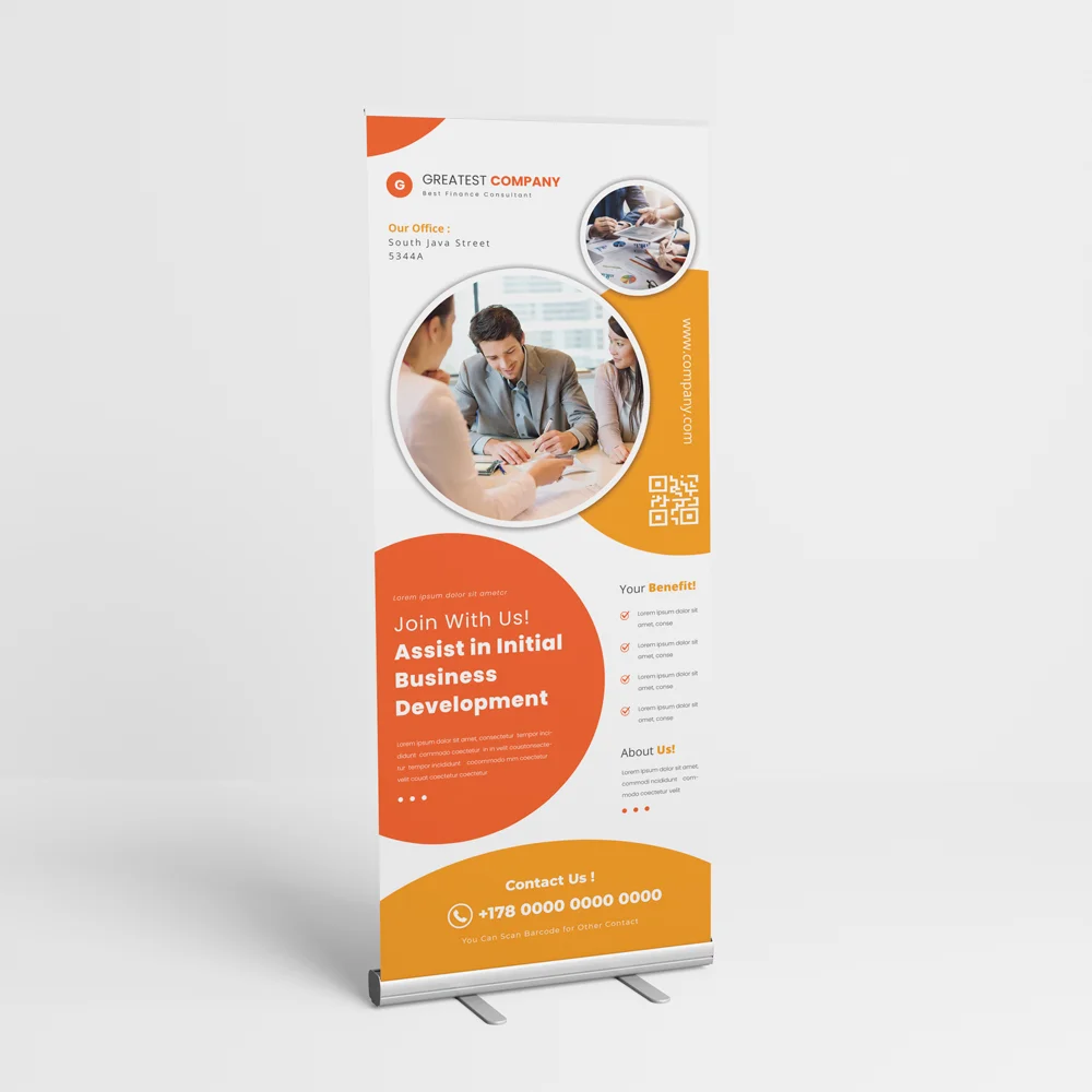 Roll-Up Printing Services in Abu Dhabi UAE - Tawasul Advertising and Marketing Agency تواصل للإعلان