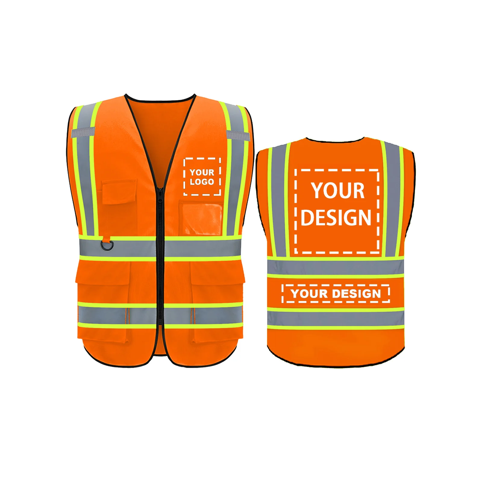 Safety Vest Printing - Safety Jacket Supplier Services in Abu Dhabi UAE - Tawasul Advertising and Marketing Agency تواصل للإعلان