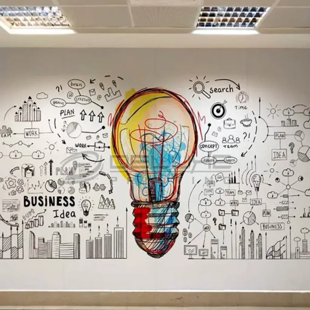 Wall Branding Services in Abu Dhabi UAE - Tawasul Advertising and Marketing Agency تواصل للإعلان
