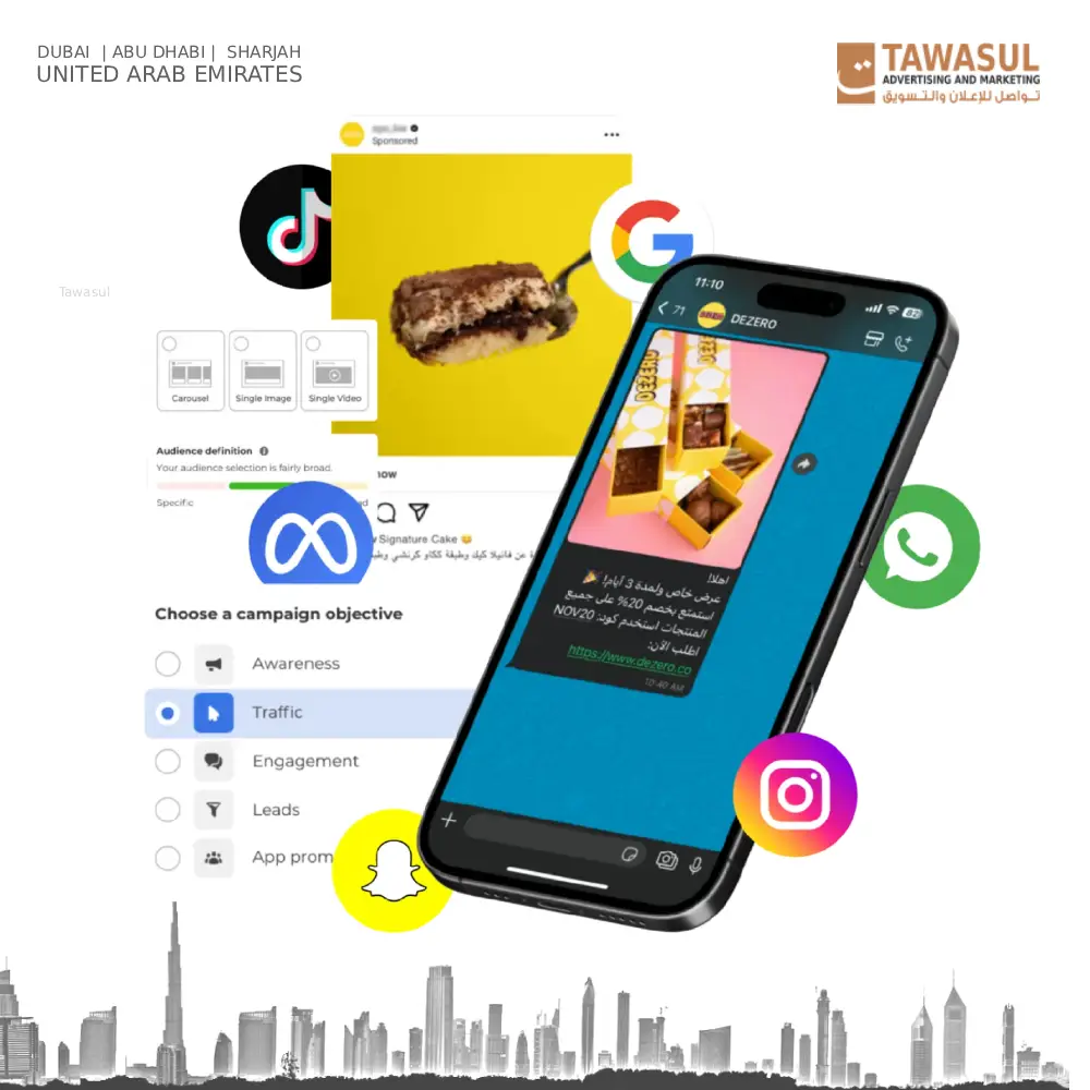 Instagram Advertising Services Abu Dhabi UAE by Tawasul Advertising