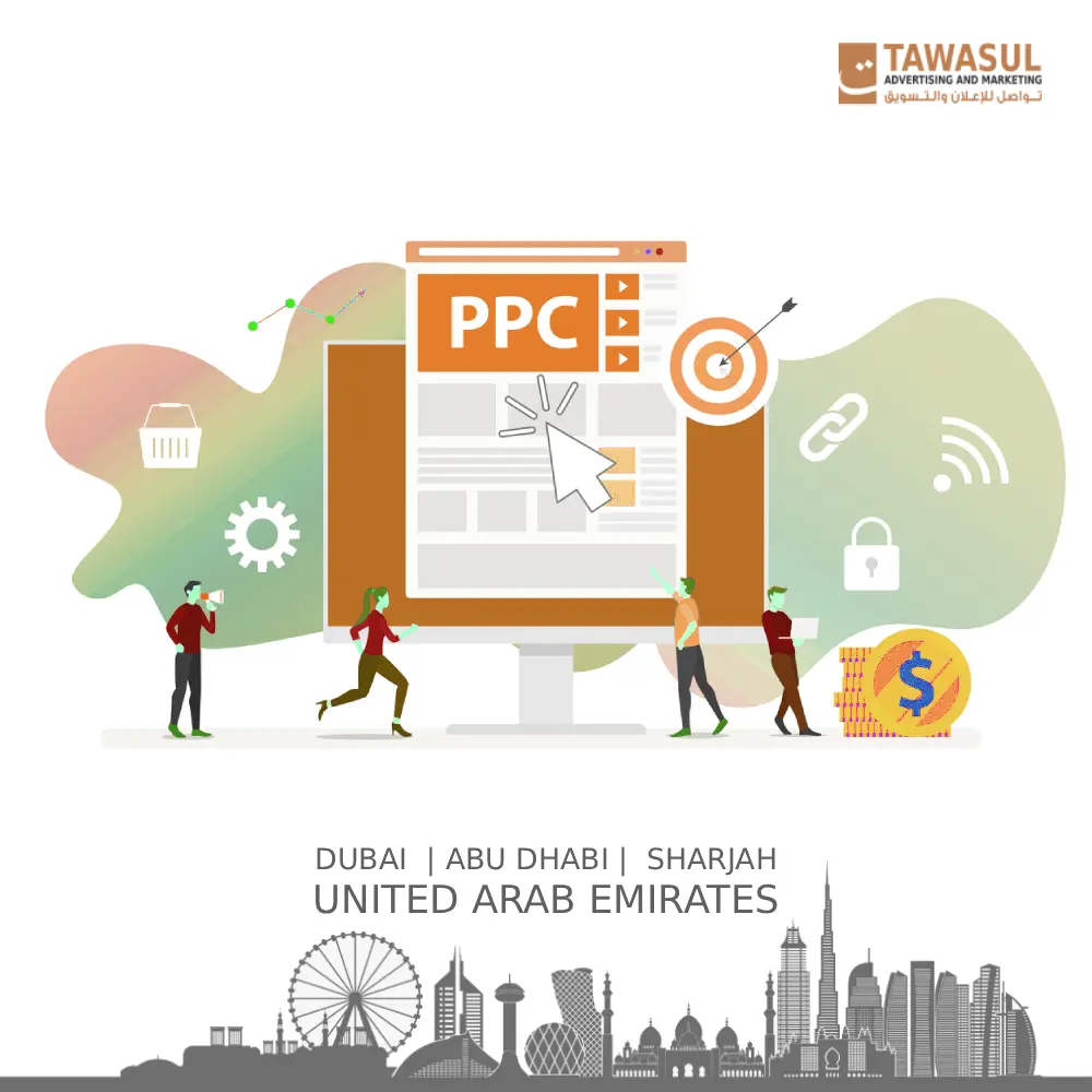 PPC Advertising Services Abu Dhabi UAE by Tawasul Advertising SEM Marketing Services
