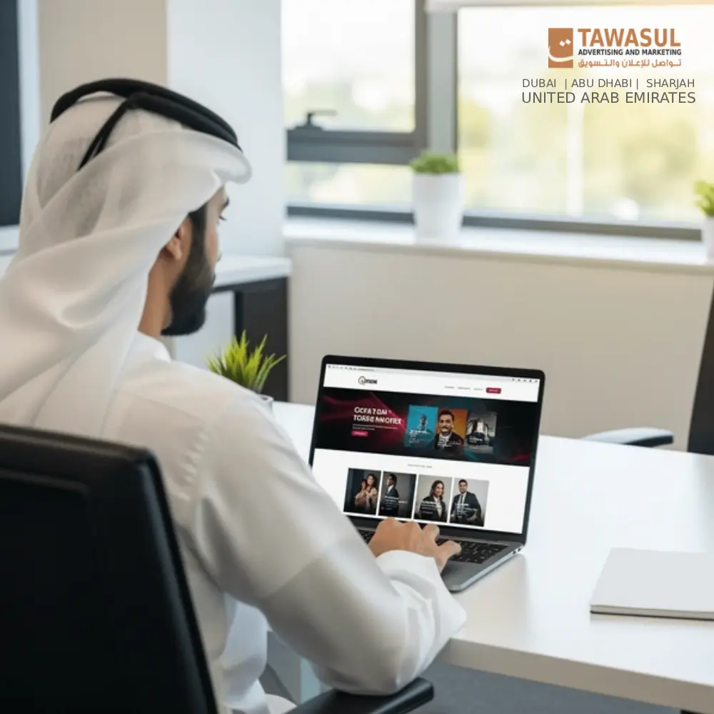 Website Landing Page Optimization Abu Dhabi by Tawasul Advertising UAE