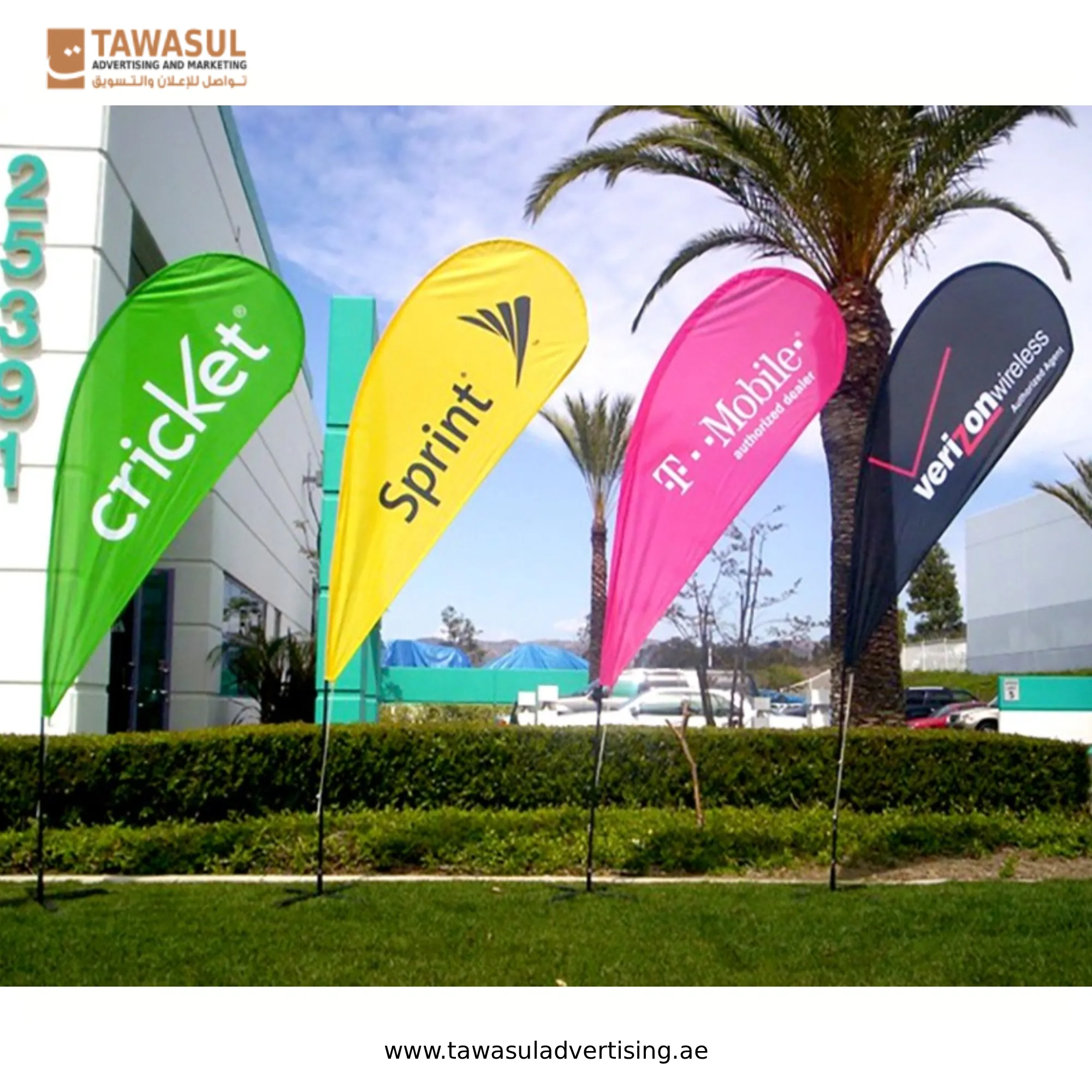 Flag Printing Near Me Abu Dhabi Tawasul Advertising