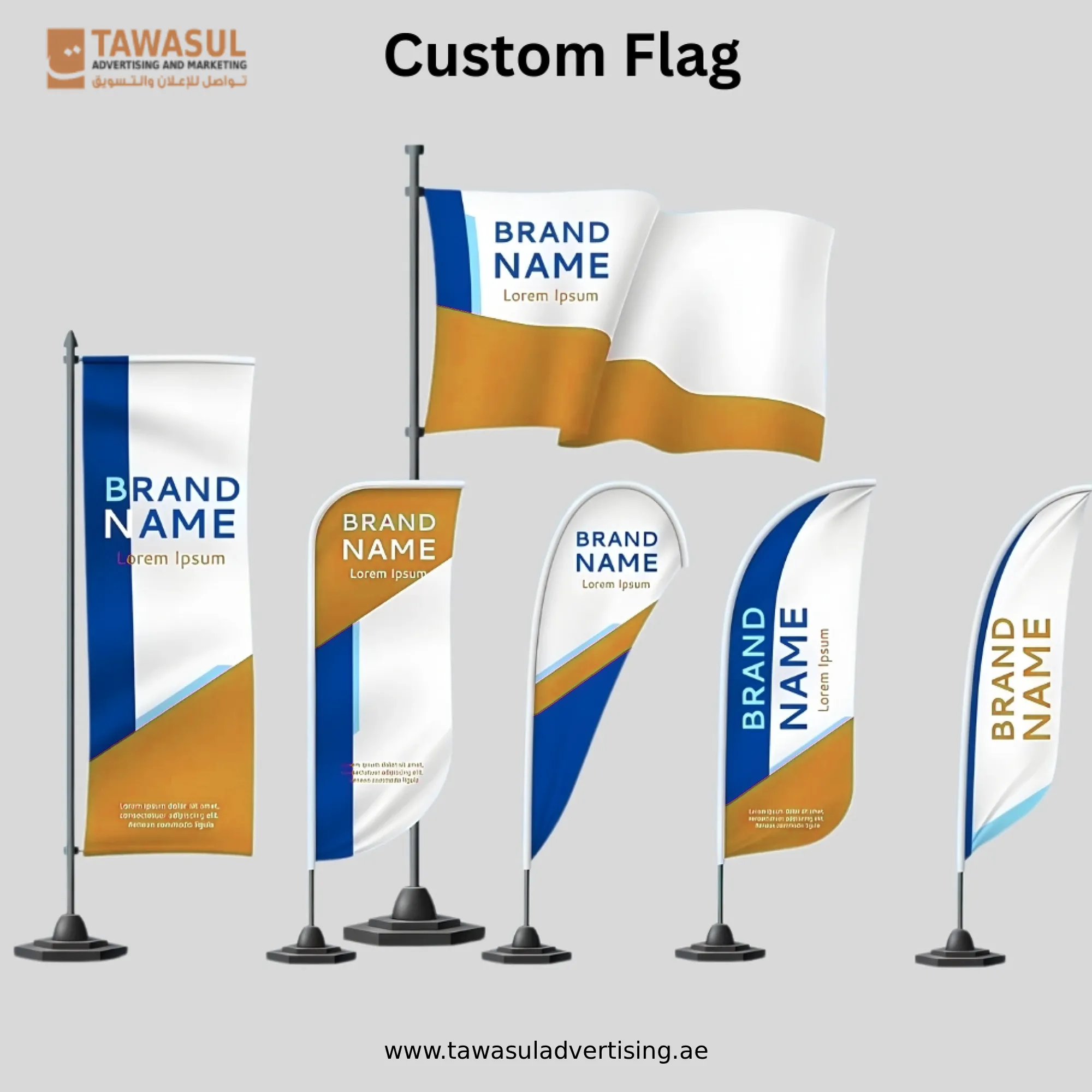 Flag Printing Near Me Abu Dhabi Tawasul Advertising