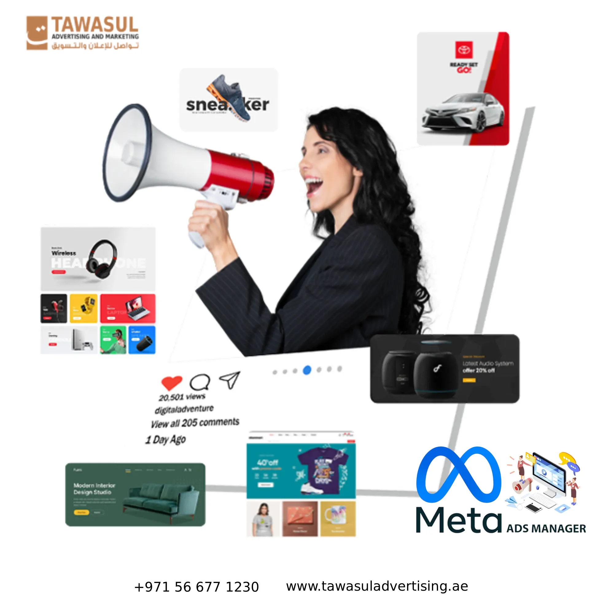 Meta Ads Agency Dubai UAE by Tawasul Advertising