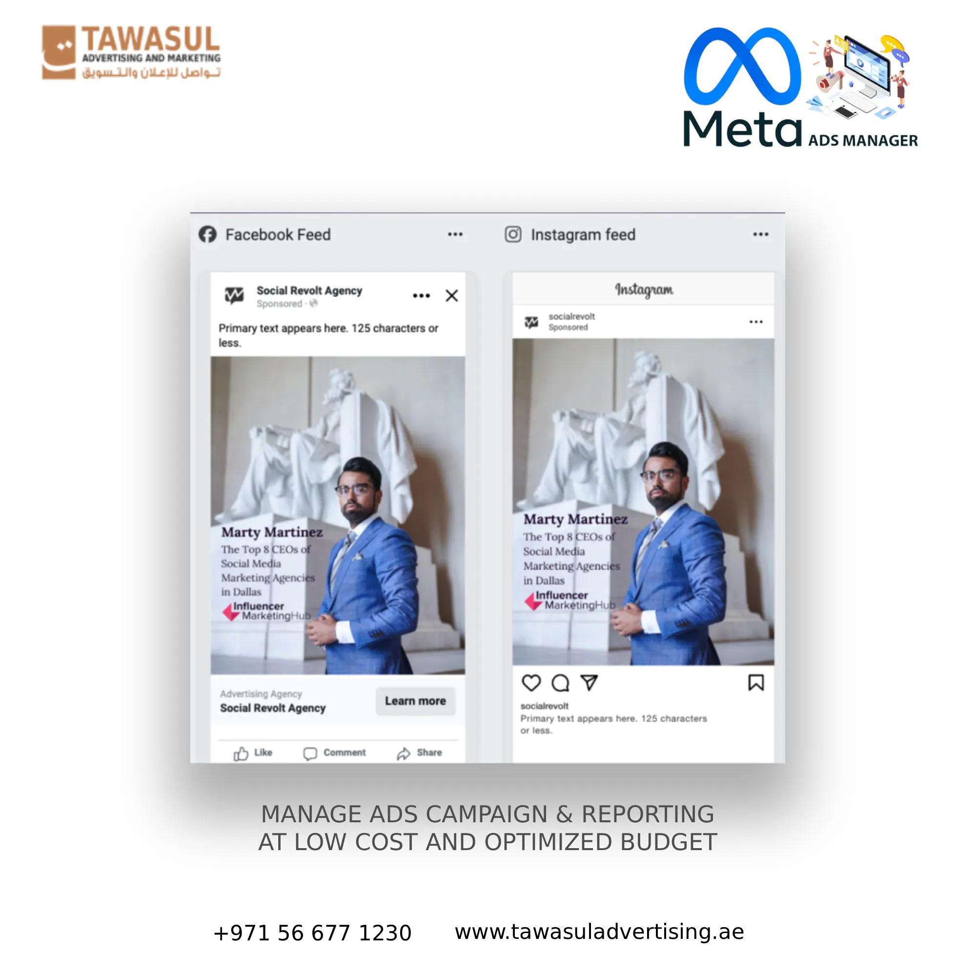 Meta Ads Agency Dubai UAE by Tawasul Advertising
