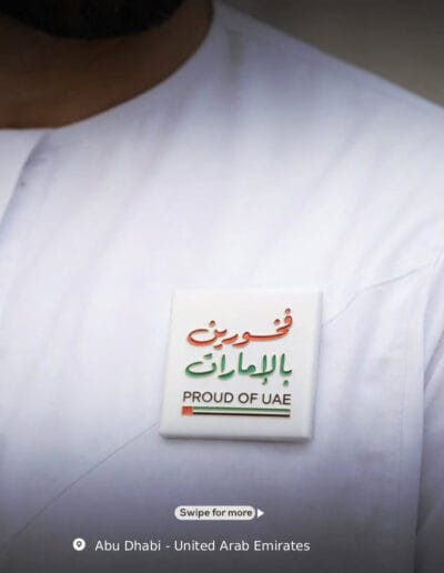 Proud of UAE Badge Supplier Pin Tag Supplier Gift Items - Tawasul Advertising Abu Dhabi