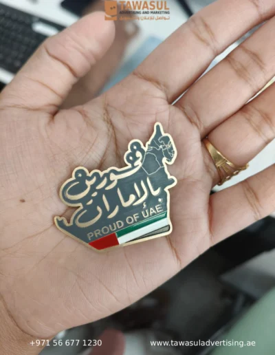 Proud of UAE Badge Supplier Pin Tag Supplier Gift Items - Tawasul Advertising Abu Dhabi